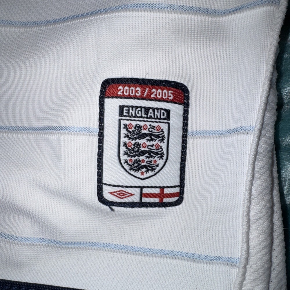 England 2003-2005 Home Football Jersey Shirt Long Sleeve Umbro Reversible S Y2K - Picture 4 of 13